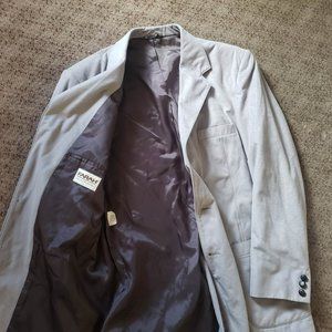 Farah Grey Suede Blazer/Sports Coat
